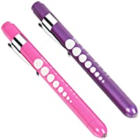 Los mejores  - CAVN Linterna de bolígrafo de diagnóstico médico (2 paquetes)- reutilizable LED con medidor de pupila para enfermeros y…